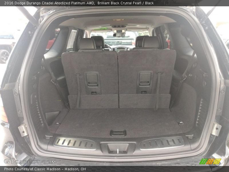  2016 Durango Citadel Anodized Platinum AWD Trunk