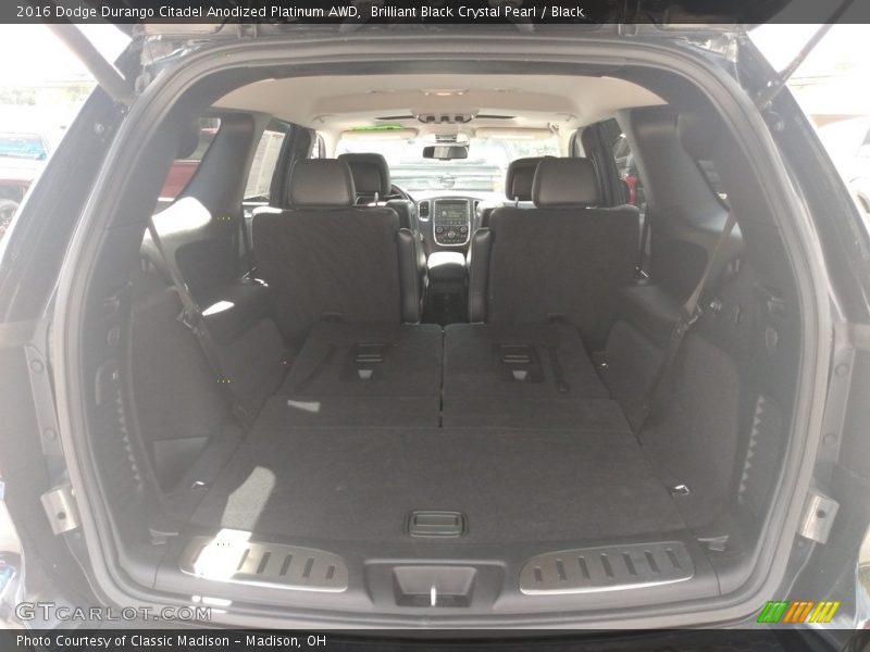 Brilliant Black Crystal Pearl / Black 2016 Dodge Durango Citadel Anodized Platinum AWD