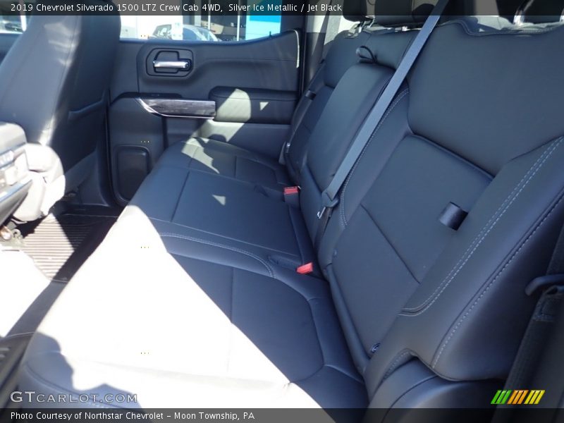 Silver Ice Metallic / Jet Black 2019 Chevrolet Silverado 1500 LTZ Crew Cab 4WD