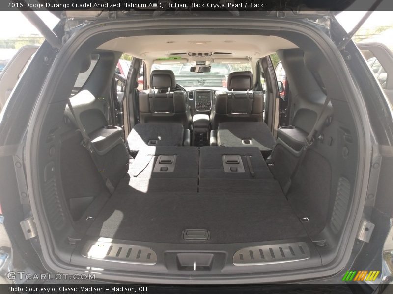 Brilliant Black Crystal Pearl / Black 2016 Dodge Durango Citadel Anodized Platinum AWD