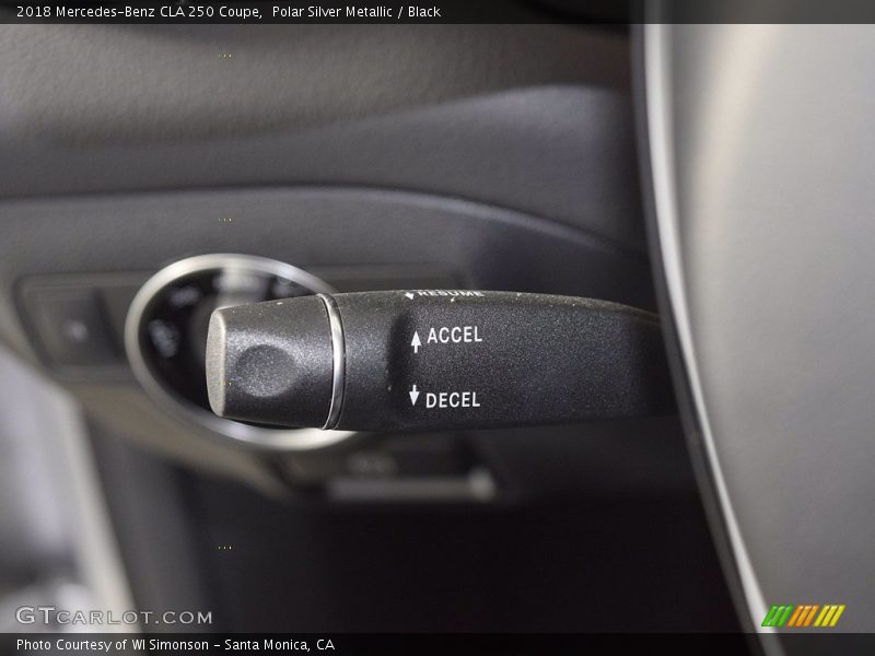 Polar Silver Metallic / Black 2018 Mercedes-Benz CLA 250 Coupe