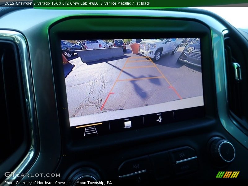 Silver Ice Metallic / Jet Black 2019 Chevrolet Silverado 1500 LTZ Crew Cab 4WD