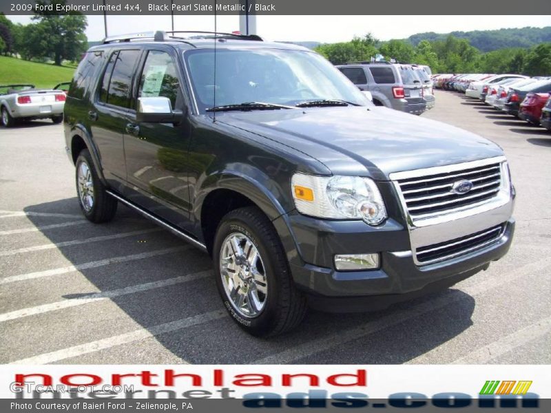 Black Pearl Slate Metallic / Black 2009 Ford Explorer Limited 4x4