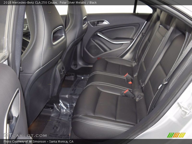 Polar Silver Metallic / Black 2018 Mercedes-Benz CLA 250 Coupe