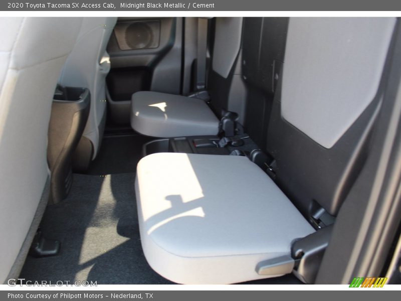 Midnight Black Metallic / Cement 2020 Toyota Tacoma SX Access Cab