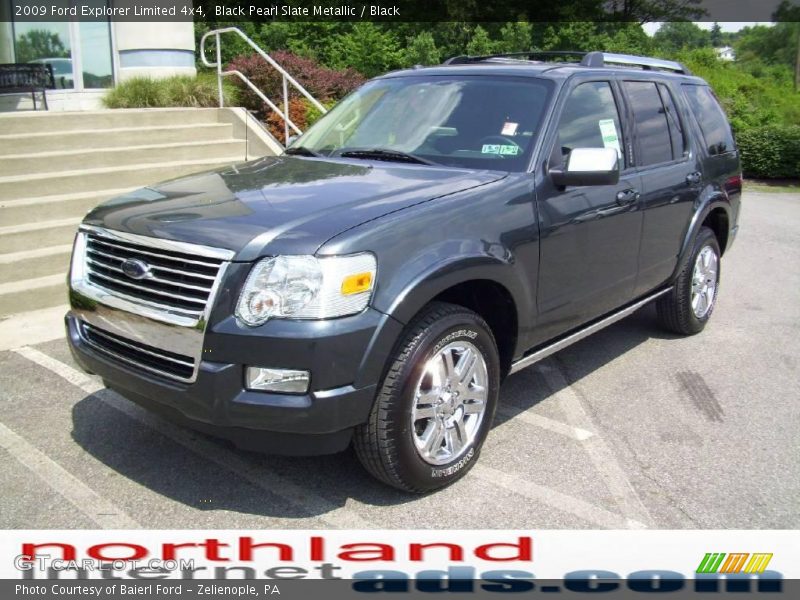 Black Pearl Slate Metallic / Black 2009 Ford Explorer Limited 4x4