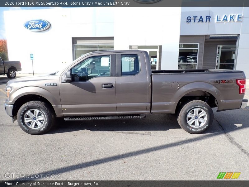 Stone Gray / Medium Earth Gray 2020 Ford F150 XL SuperCab 4x4