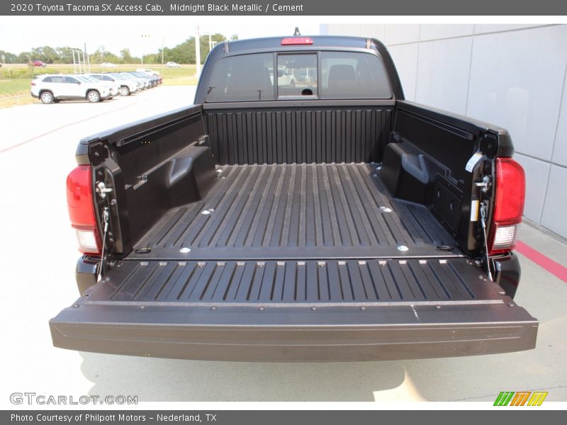 Midnight Black Metallic / Cement 2020 Toyota Tacoma SX Access Cab