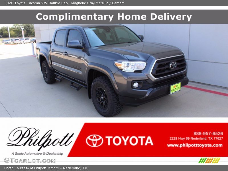 Magnetic Gray Metallic / Cement 2020 Toyota Tacoma SR5 Double Cab