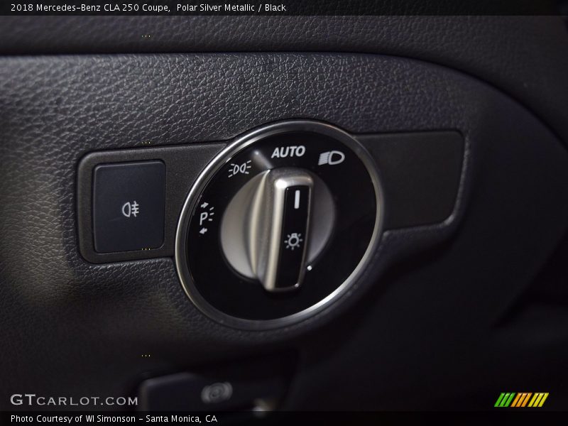 Polar Silver Metallic / Black 2018 Mercedes-Benz CLA 250 Coupe