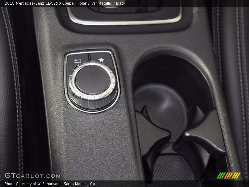 Polar Silver Metallic / Black 2018 Mercedes-Benz CLA 250 Coupe