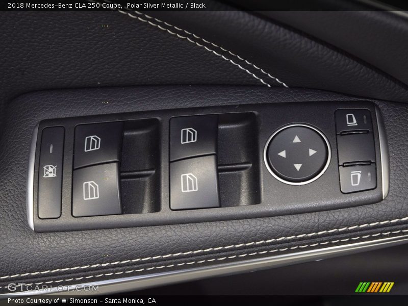 Polar Silver Metallic / Black 2018 Mercedes-Benz CLA 250 Coupe