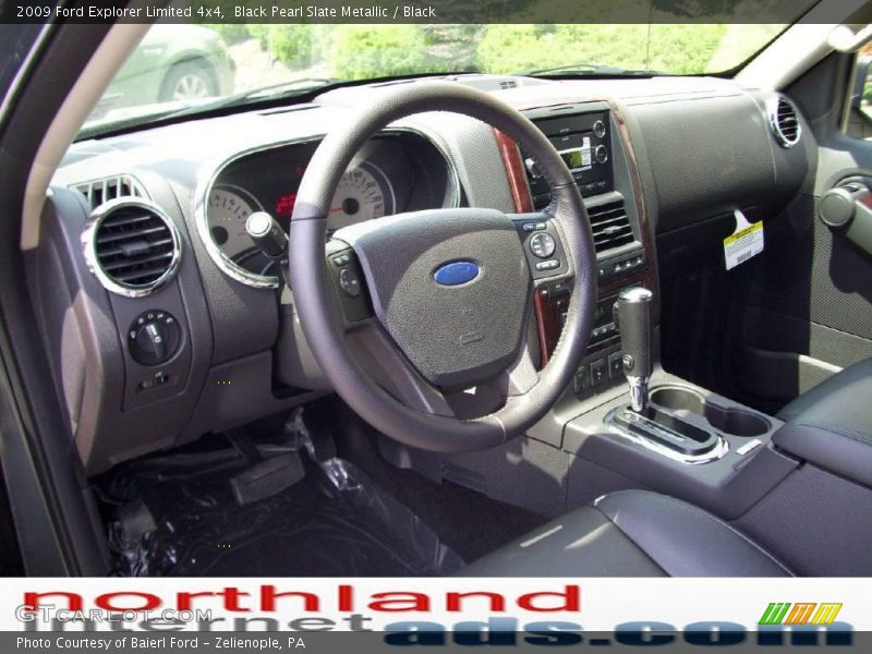 Black Pearl Slate Metallic / Black 2009 Ford Explorer Limited 4x4