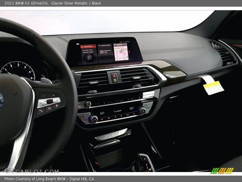 Glacier Silver Metallic / Black 2021 BMW X3 sDrive30i