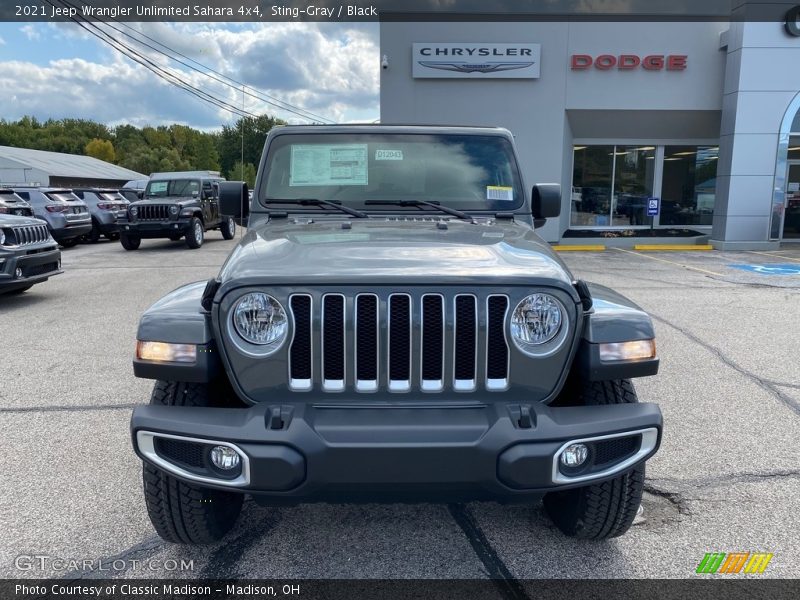 Sting-Gray / Black 2021 Jeep Wrangler Unlimited Sahara 4x4