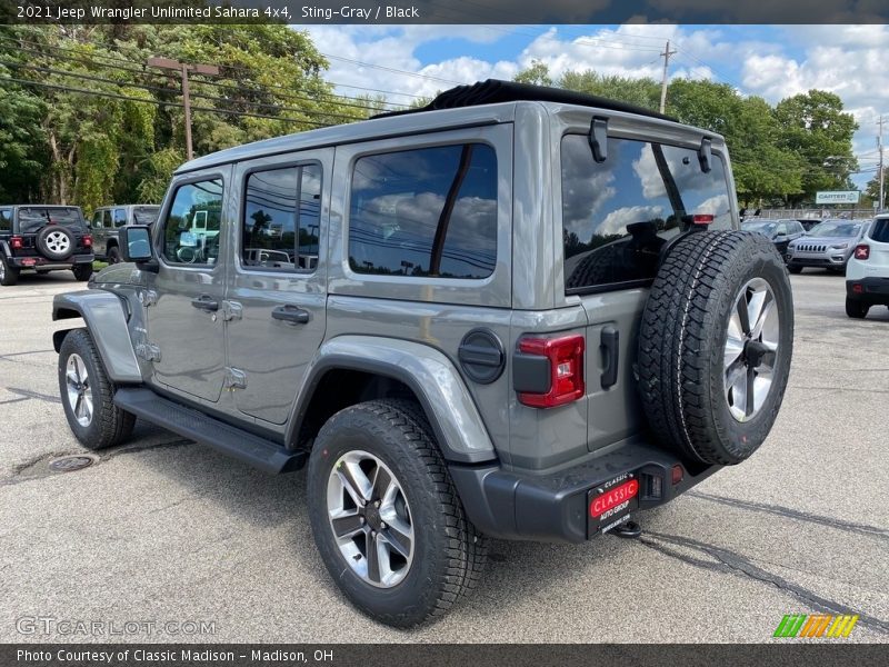 Sting-Gray / Black 2021 Jeep Wrangler Unlimited Sahara 4x4