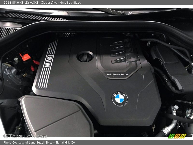 Glacier Silver Metallic / Black 2021 BMW X3 sDrive30i
