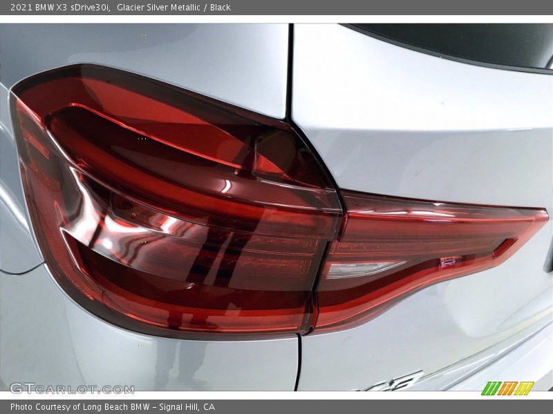 Glacier Silver Metallic / Black 2021 BMW X3 sDrive30i