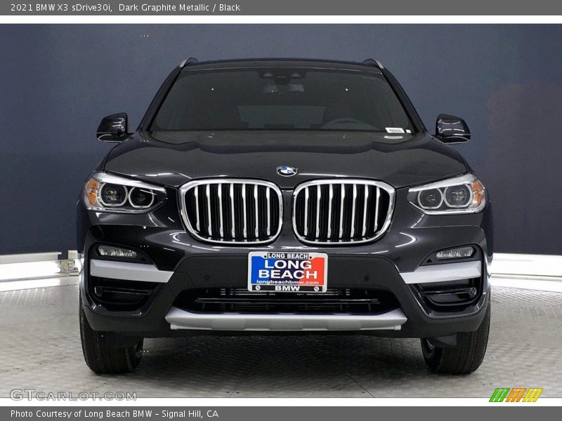 Dark Graphite Metallic / Black 2021 BMW X3 sDrive30i