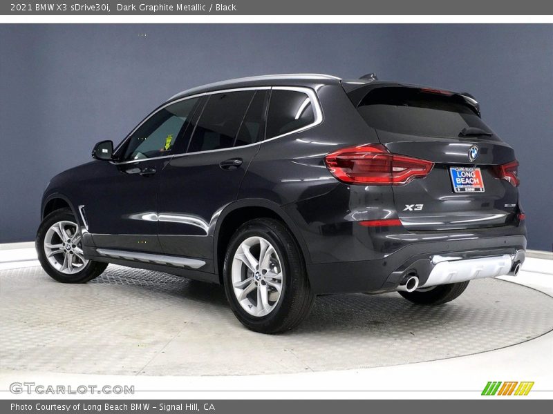 Dark Graphite Metallic / Black 2021 BMW X3 sDrive30i