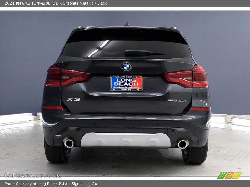 Dark Graphite Metallic / Black 2021 BMW X3 sDrive30i