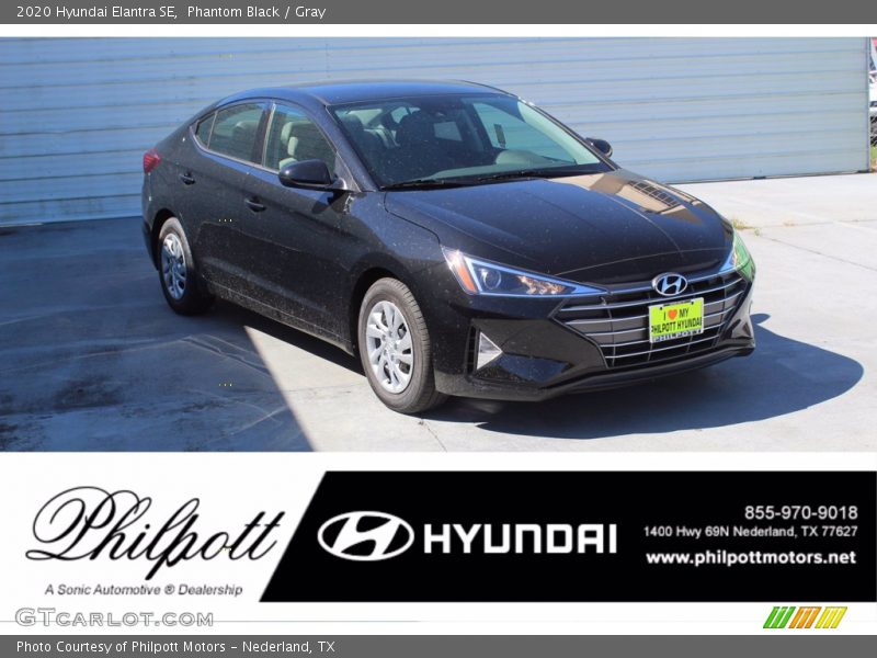 Phantom Black / Gray 2020 Hyundai Elantra SE