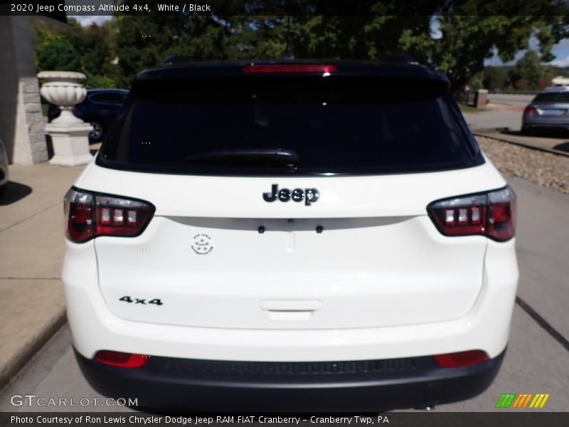 White / Black 2020 Jeep Compass Altitude 4x4