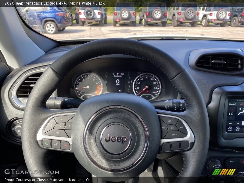 Alpine White / Black 2020 Jeep Renegade Latitude 4x4
