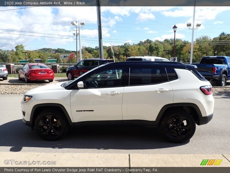 White / Black 2020 Jeep Compass Altitude 4x4