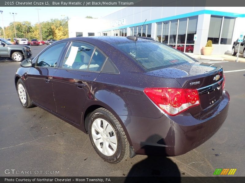 Blue Ray Metallic / Jet Black/Medium Titanium 2015 Chevrolet Cruze LS