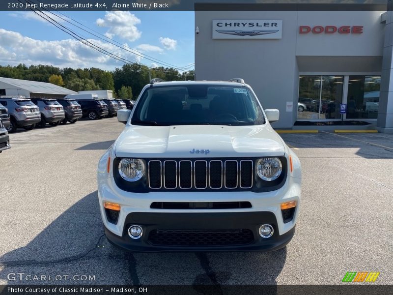 Alpine White / Black 2020 Jeep Renegade Latitude 4x4