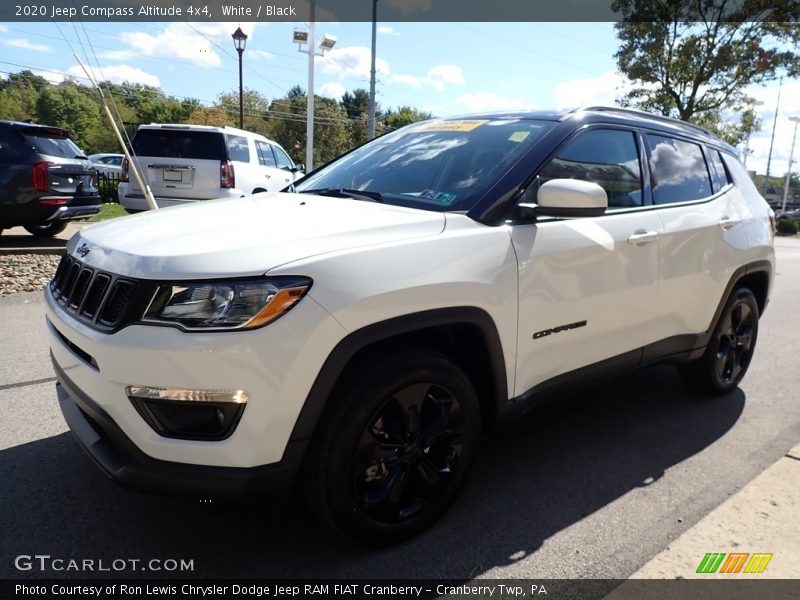 White / Black 2020 Jeep Compass Altitude 4x4