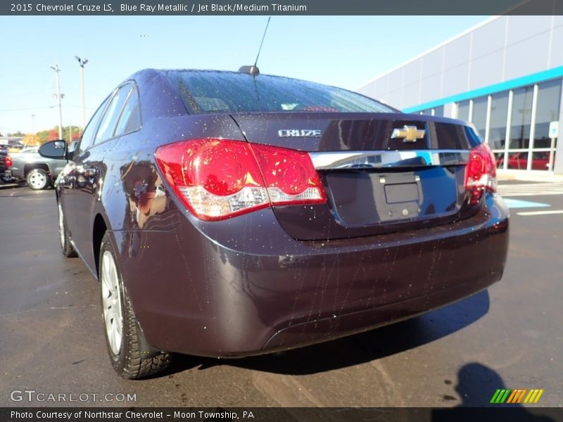 Blue Ray Metallic / Jet Black/Medium Titanium 2015 Chevrolet Cruze LS