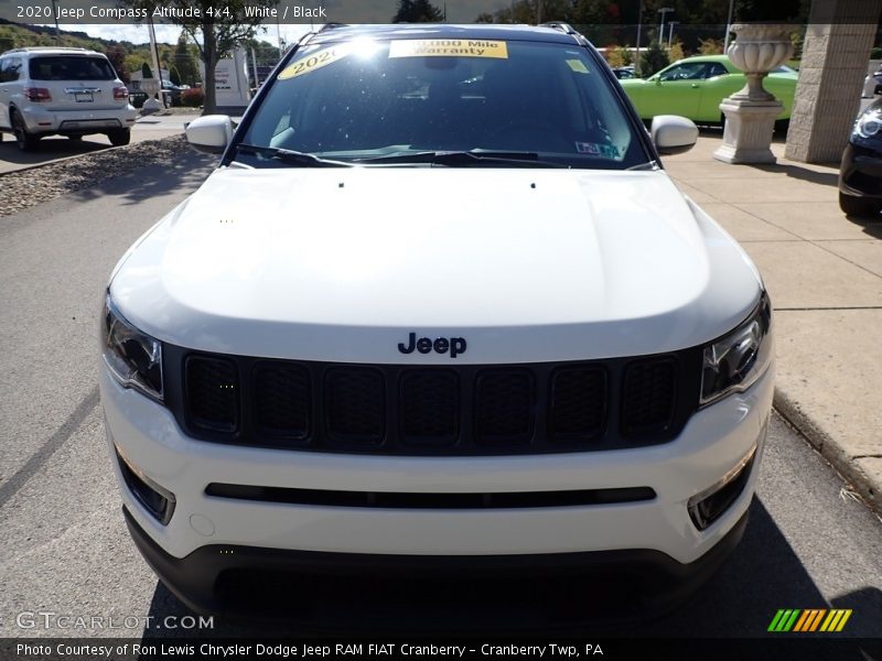 White / Black 2020 Jeep Compass Altitude 4x4