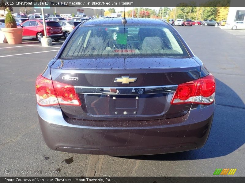 Blue Ray Metallic / Jet Black/Medium Titanium 2015 Chevrolet Cruze LS