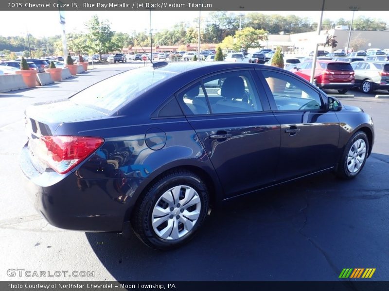 Blue Ray Metallic / Jet Black/Medium Titanium 2015 Chevrolet Cruze LS