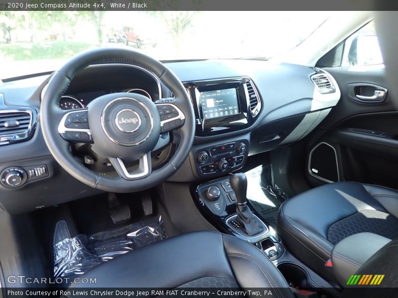 White / Black 2020 Jeep Compass Altitude 4x4