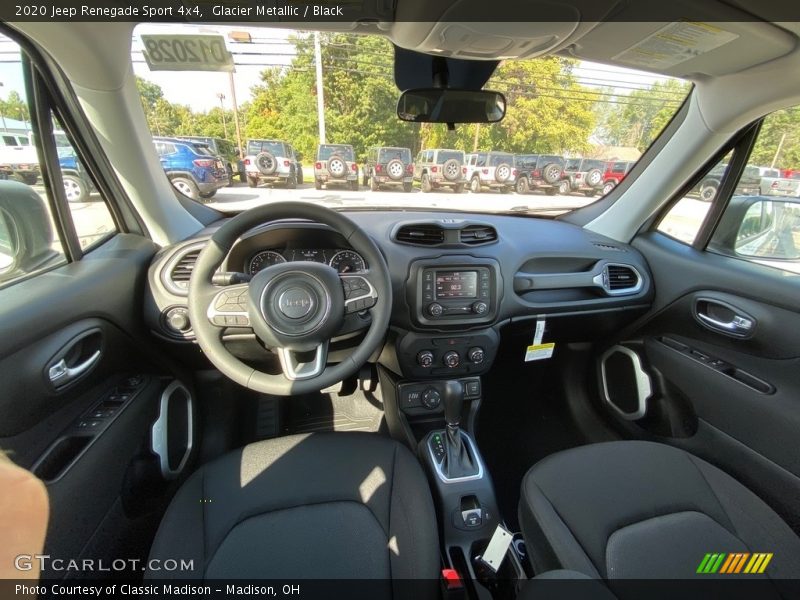 Glacier Metallic / Black 2020 Jeep Renegade Sport 4x4