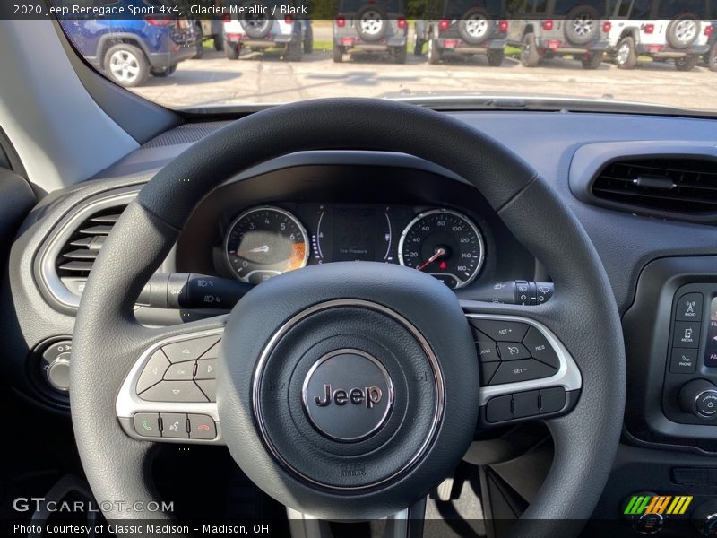 Glacier Metallic / Black 2020 Jeep Renegade Sport 4x4