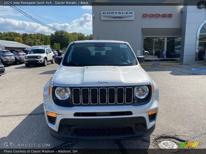 Glacier Metallic / Black 2020 Jeep Renegade Sport 4x4