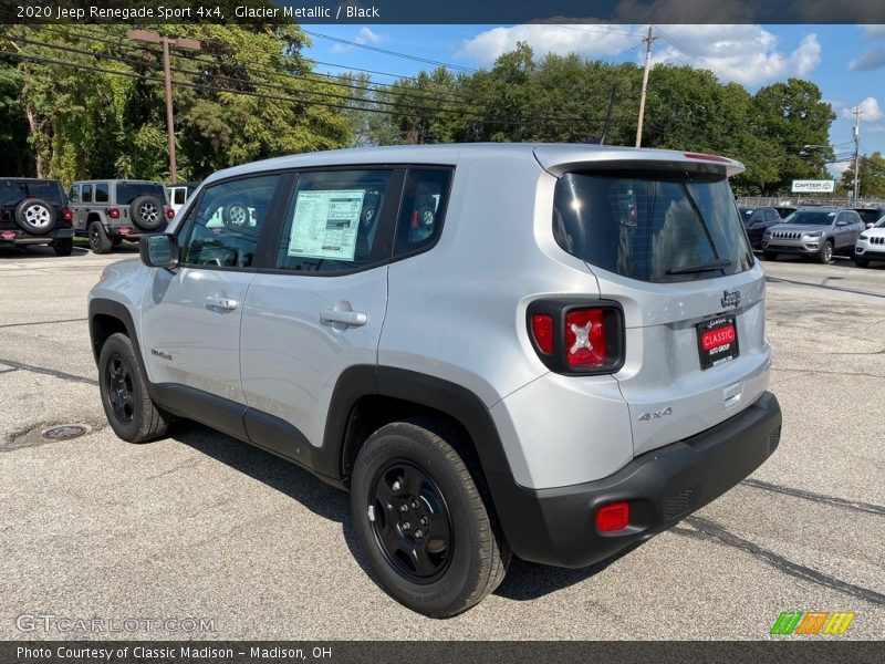 Glacier Metallic / Black 2020 Jeep Renegade Sport 4x4