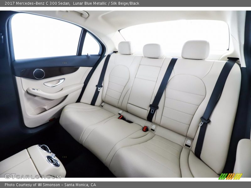 Lunar Blue Metallic / Silk Beige/Black 2017 Mercedes-Benz C 300 Sedan