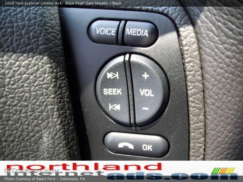 Black Pearl Slate Metallic / Black 2009 Ford Explorer Limited 4x4