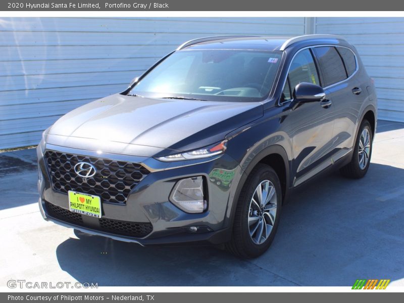Portofino Gray / Black 2020 Hyundai Santa Fe Limited