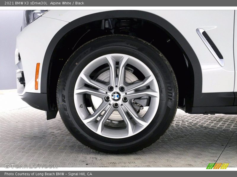 Alpine White / Black 2021 BMW X3 sDrive30i