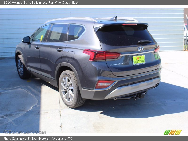 Portofino Gray / Black 2020 Hyundai Santa Fe Limited