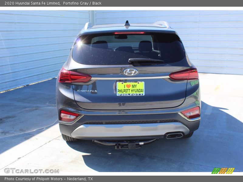 Portofino Gray / Black 2020 Hyundai Santa Fe Limited