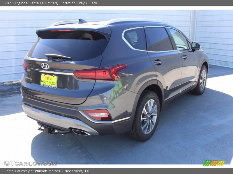 Portofino Gray / Black 2020 Hyundai Santa Fe Limited