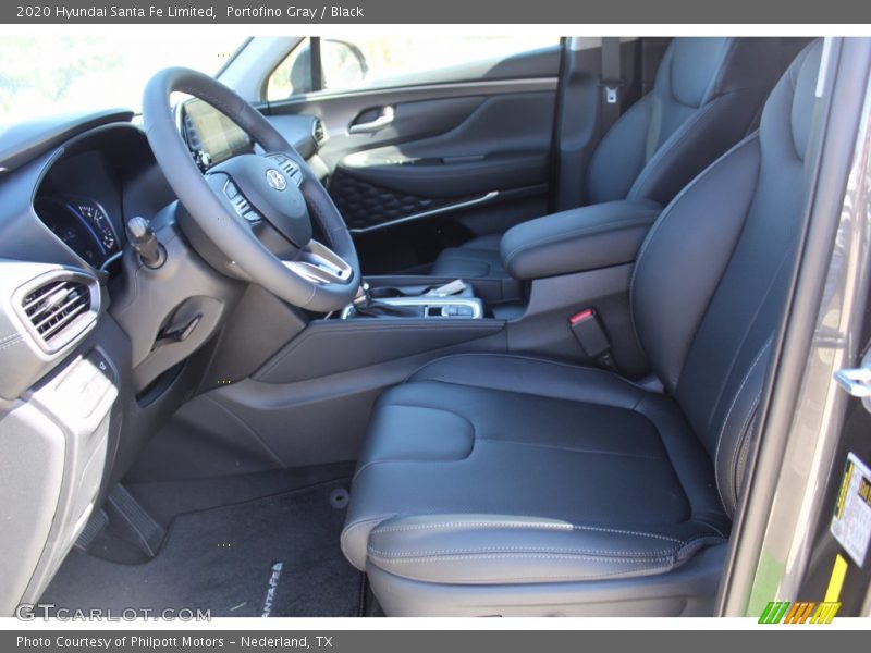 Portofino Gray / Black 2020 Hyundai Santa Fe Limited