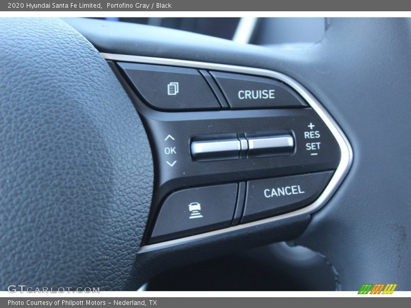 Portofino Gray / Black 2020 Hyundai Santa Fe Limited